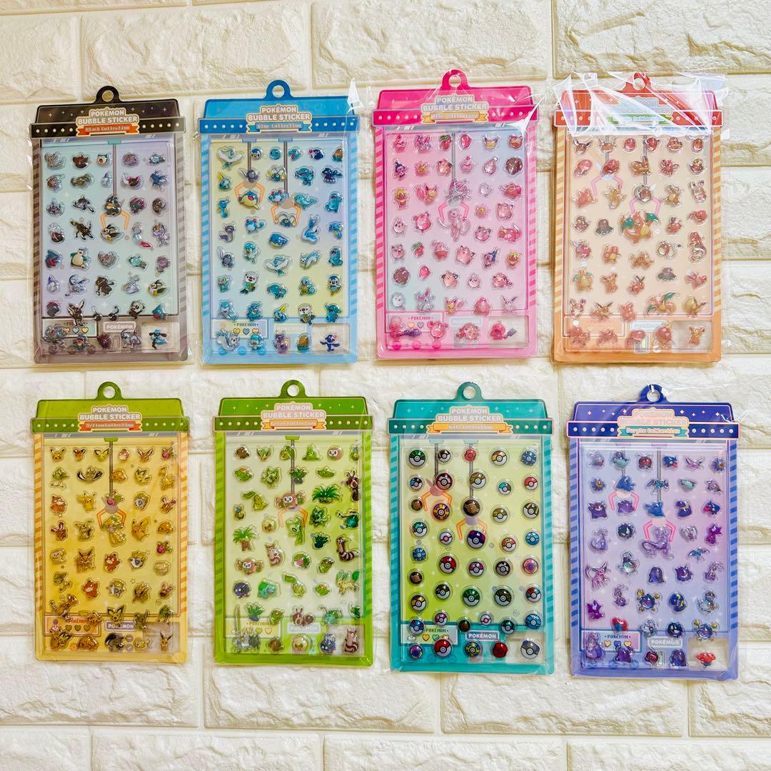 韓国限定 ポケモン ボンボンドロップ シール セット 正規品 8枚