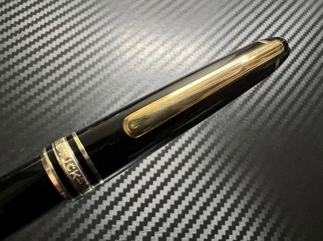 美品 モンブラン エボナイト芯 144 万年筆 EF ブラック 全金