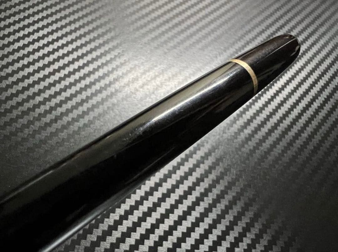 美品 モンブラン エボナイト芯 144 万年筆 EF ブラック 全金