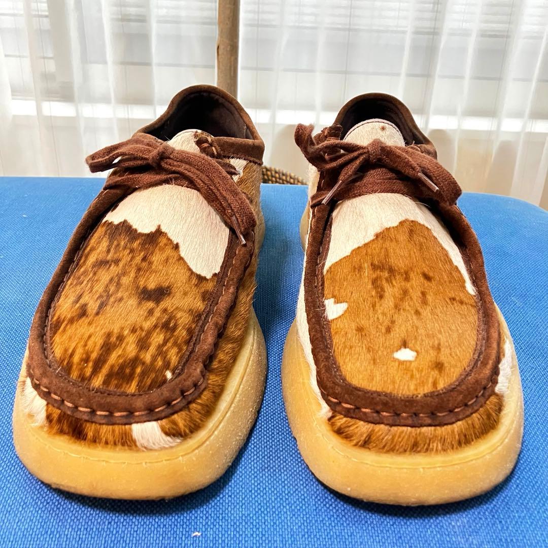 Clarks × ZARA クラークス ザラ ワラビー ハラコ素材 EU44