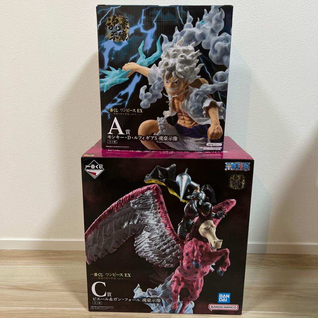 一番くじワンピースEX A賞C賞セット - メルカリ