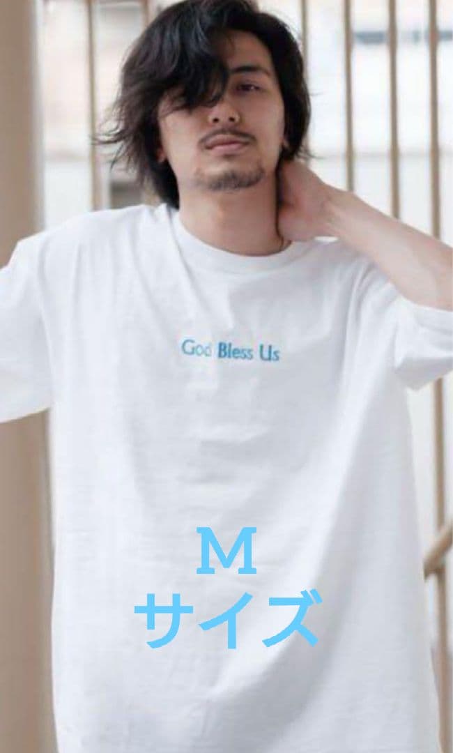 藤井風 Tシャツ ホワイト God Bless Us サイズM - メルカリ