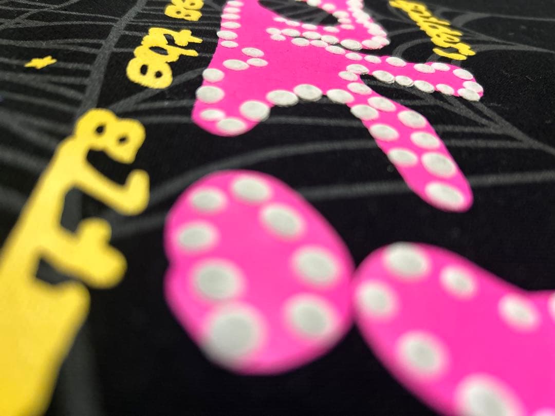 Sp5der P*nk Hoodie (Black Pink) パーカー S