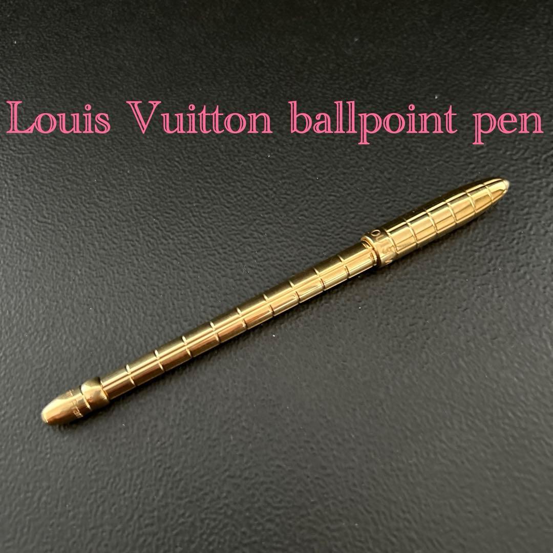 ルイヴィトン スティロアジェンダ ボールペン GM ゴールド 手帳用 ルイ