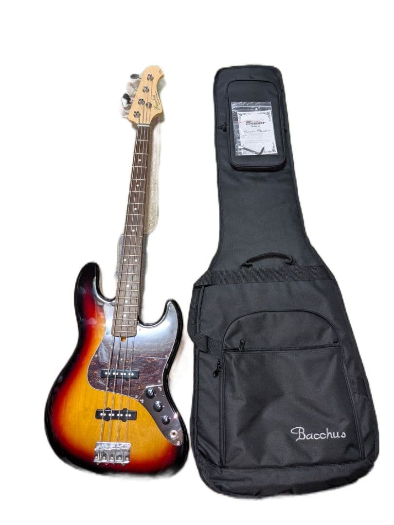 Bacchus BJB-600 G ALD アルダー 3TS ジャズ ベース BJB-600G ALD/R STR (Bacchus)