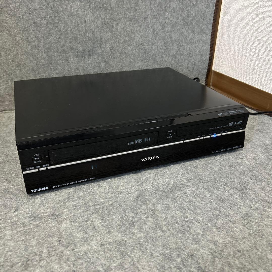 TOSHIBA VHS HDD DVD レコーダー VARDIA D-W255K