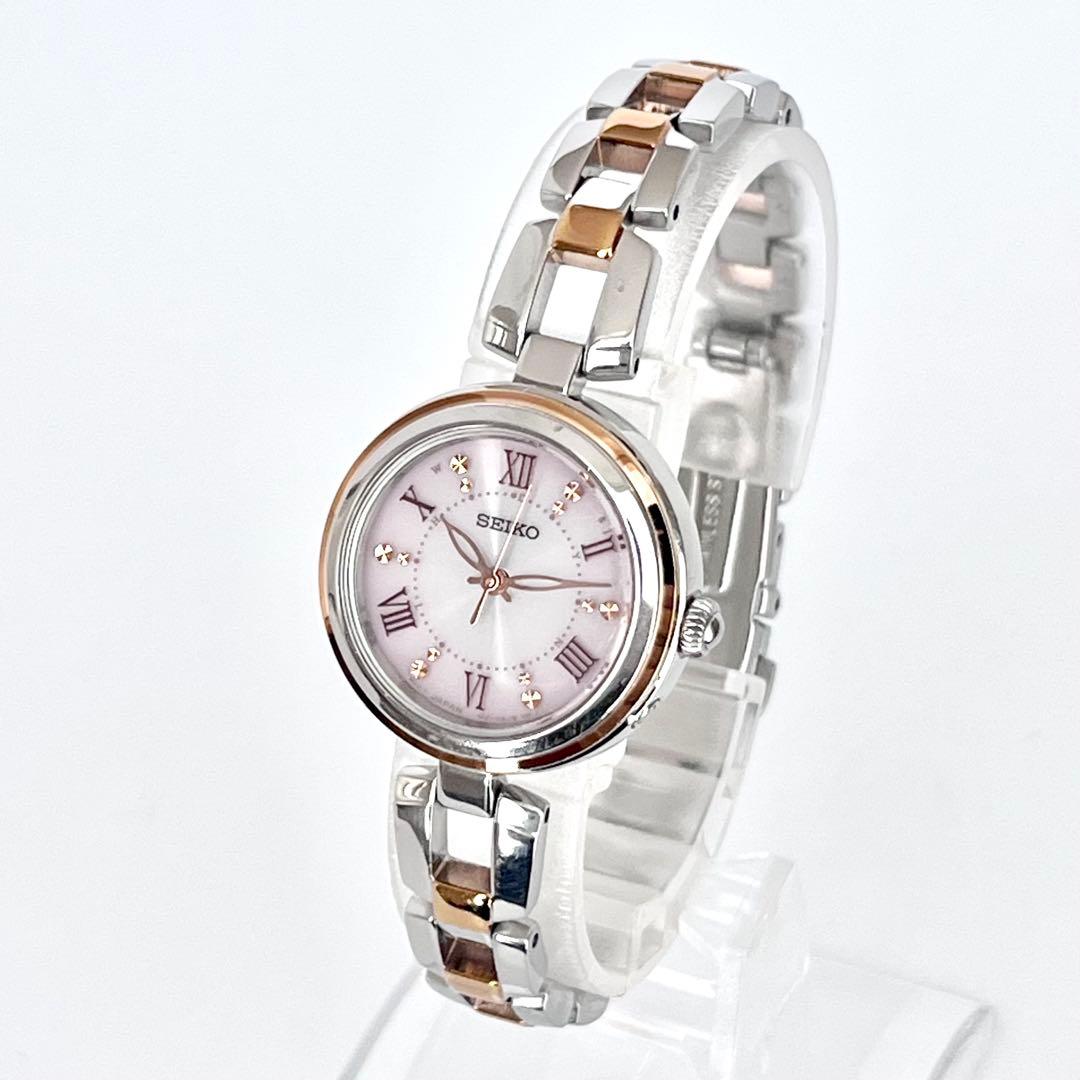 セイコー SEIKO レディース腕時計 稼働 電波ソーラー 磨き済み s2152