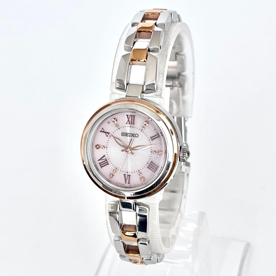 セイコー SEIKO レディース腕時計 稼働 電波ソーラー 磨き済み s2152