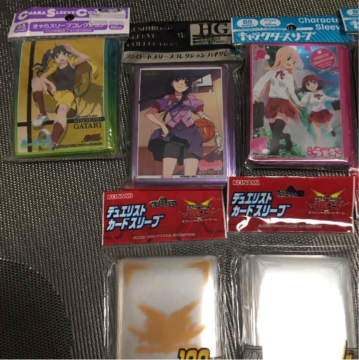 遊戯王 化物語 偽物語 うまる スリーブ