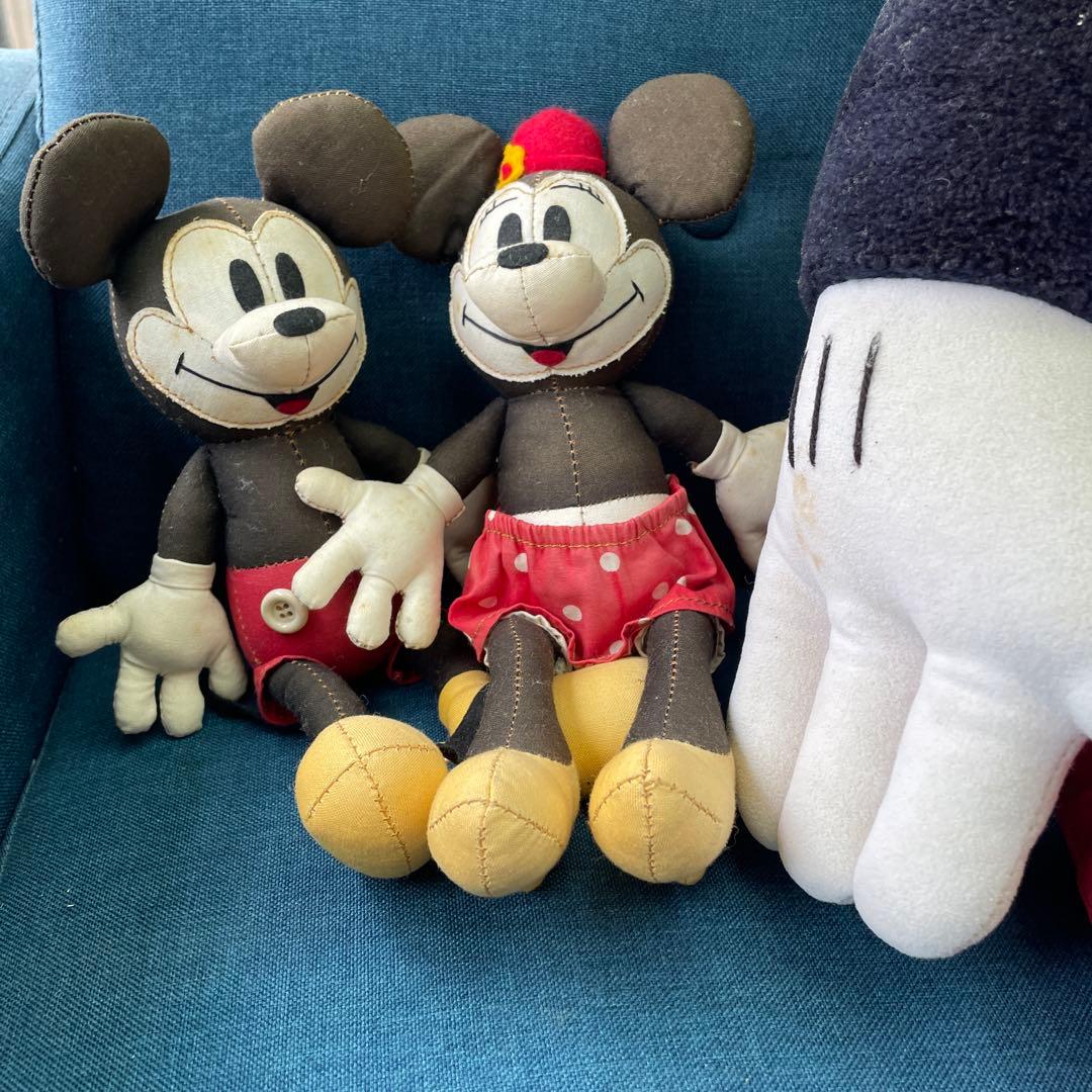 ミッキーマウス 80's ぬいぐるみ 80cm特大 ロサンゼルス購入品 おまけ付
