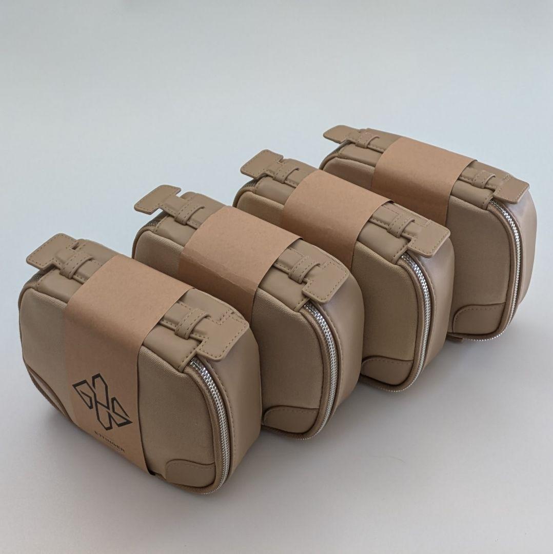 新品・未使用】エッティンガー トラベルポーチ 化粧ポーチ ベージュ 4