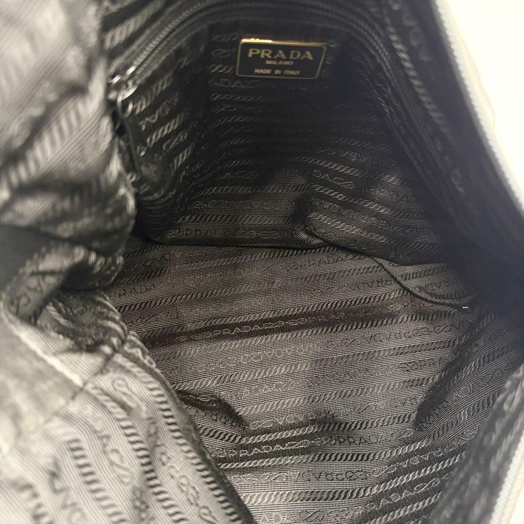 希少✨プラダ チェーンショルダーバッグ 三角ロゴ キルティング ラムレザー