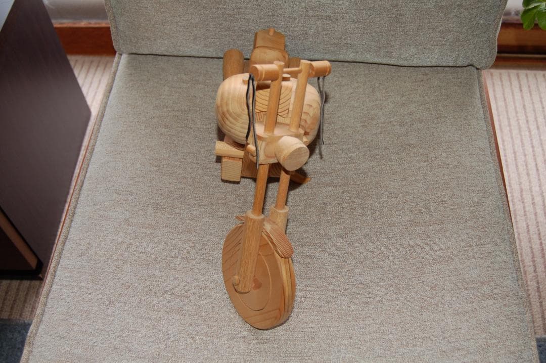 木製バイク模型 (画像5)