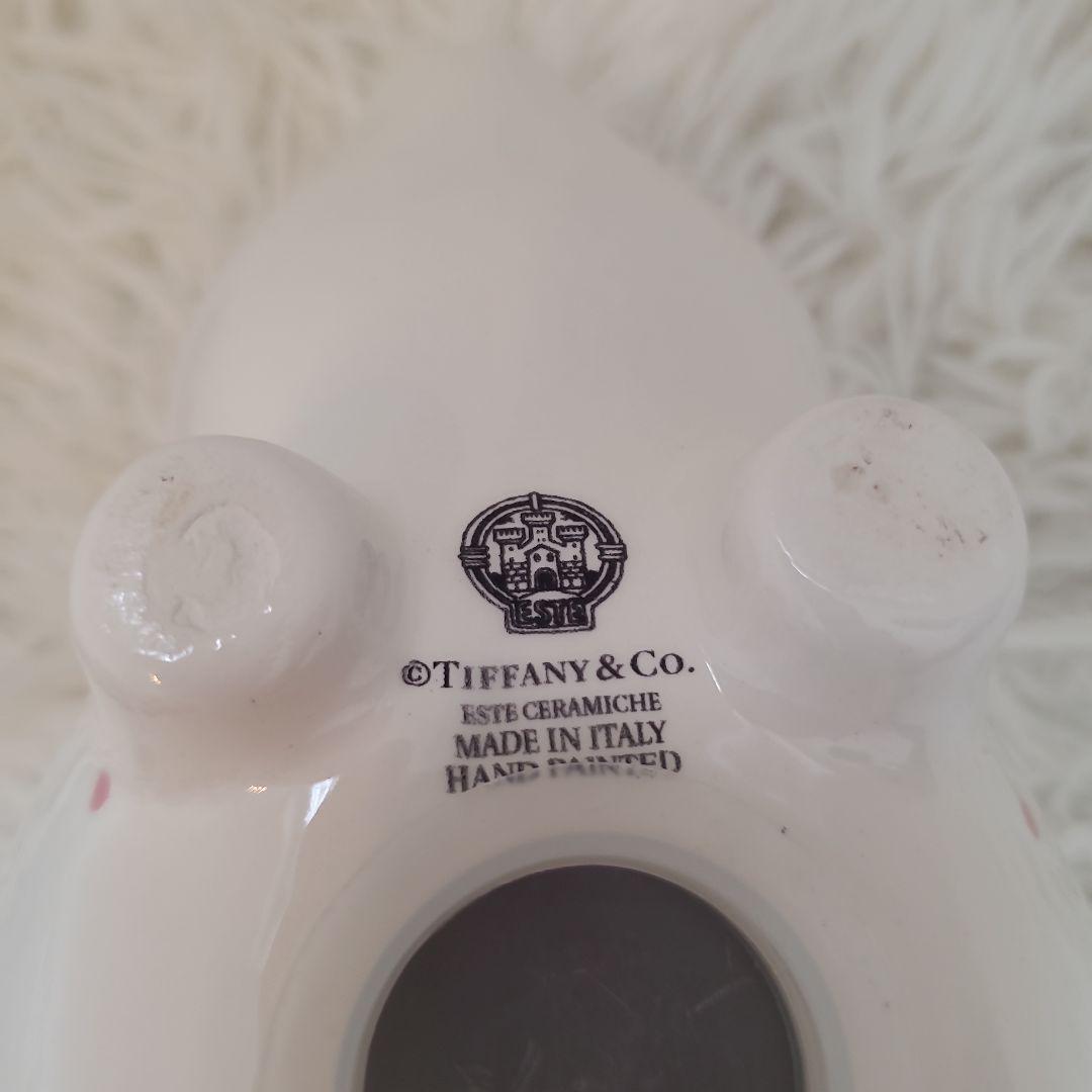 ⭐極美品⭐ティファニー　ブタ　貯金箱　豚
