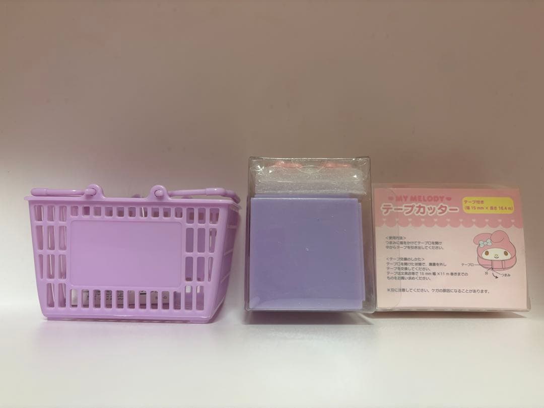 レア　昭和 サンリオ　マイメロ　ライト　テープカッター　重ねるケース
