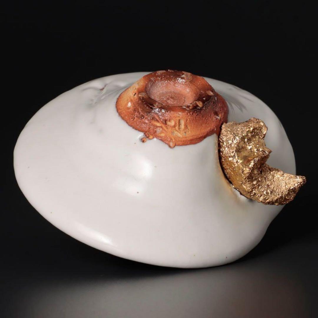 り*ん様 陶器 貝殻型小物入れ 木箱付き