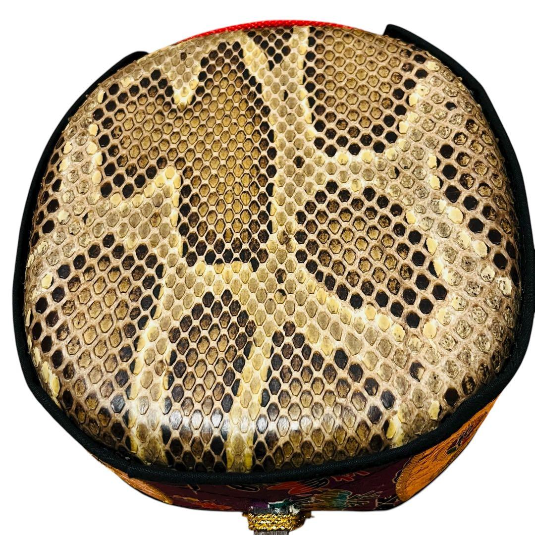 ジャンク 三線 本蛇皮 ソフトケース付き 破れあり 沖縄 修理・部品取り