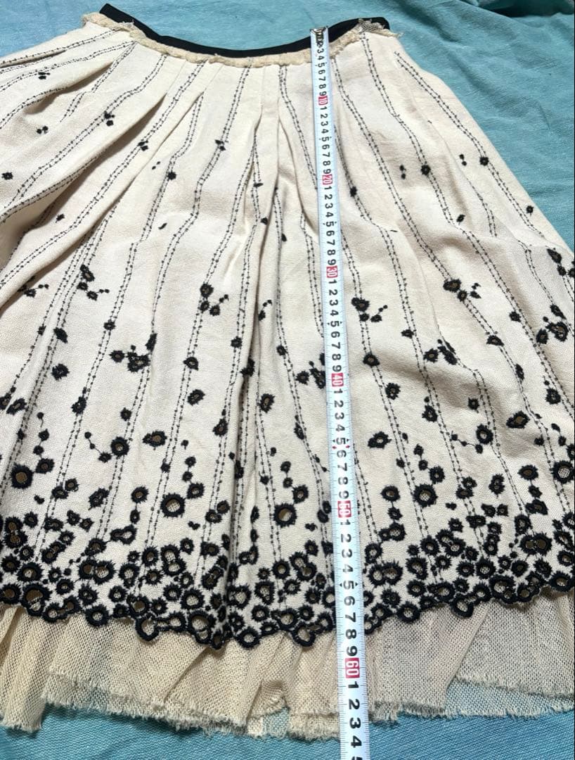 ミナペルホネン　チュールスカートsunny spots