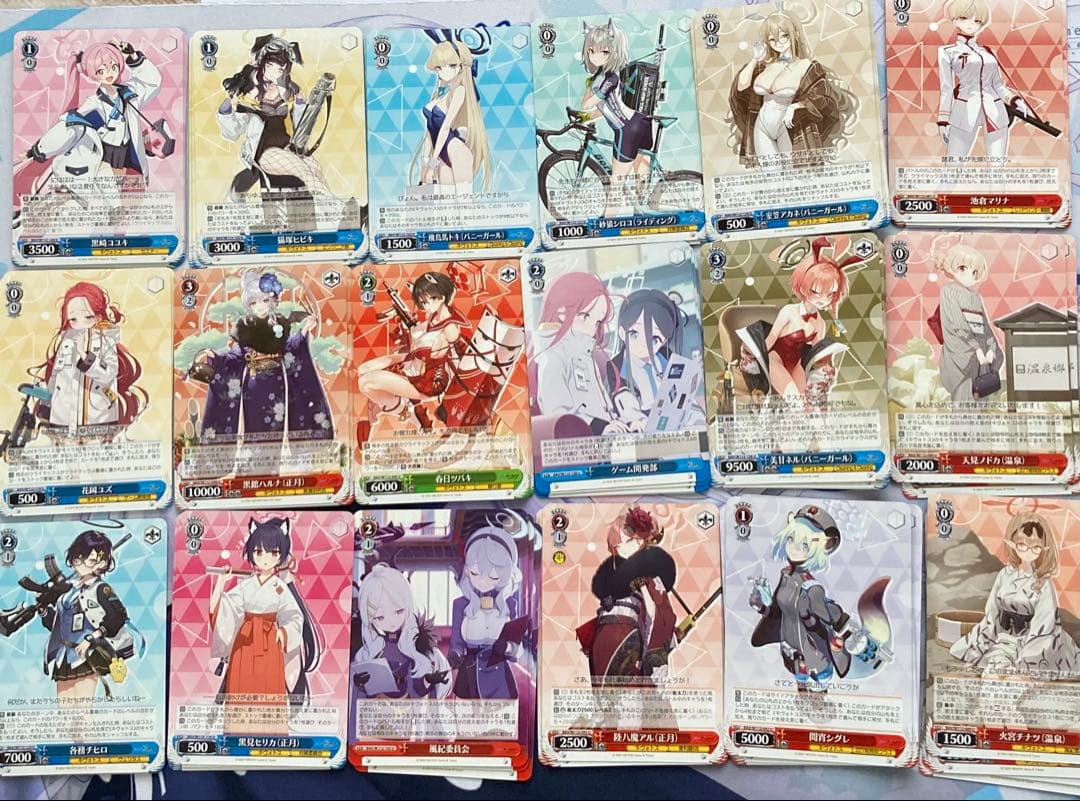 ヴァイスシュヴァルツ　ブルーアーカイブ　ブルアカ　RR以下４コン＋おまけ