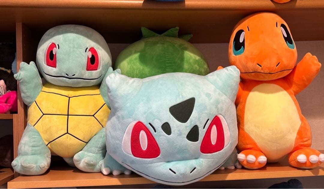 ポケモンセンター フシギダネ ゼニガメ ヒトカゲ 等身大 ぬいぐるみ セット