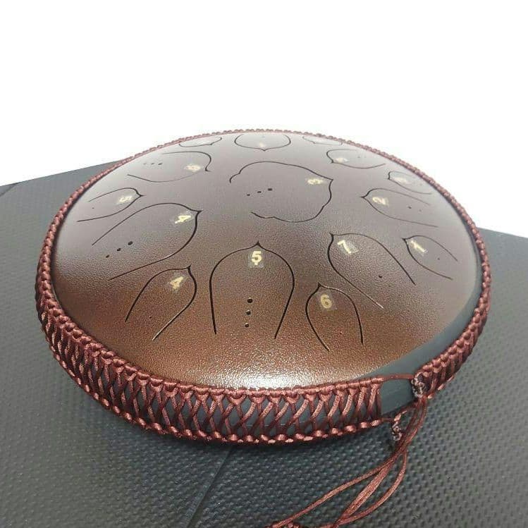 329】スチールタンドラム 大 30cm Dキー15音 パンドラム ハンドドラム