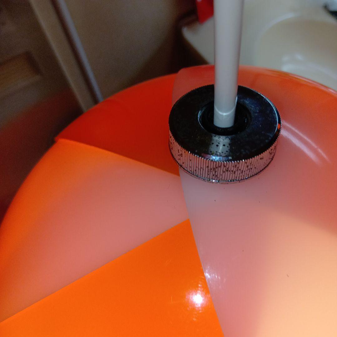 昭和レトロポップ オレンジとホワイトのペンダントライト 松下電工