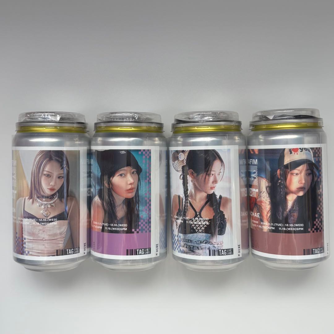 LE SSERAFIM サントリー自販機 ラベル缶 4点セット - メルカリ