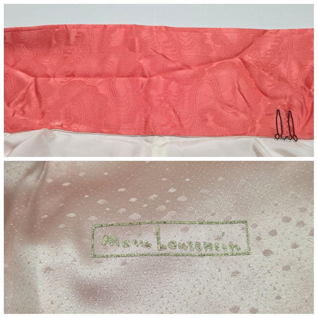 B◇着物くつろぎ かわいい花模様 銀彩 キラキラ 袷 正絹 成人式 振袖 着物