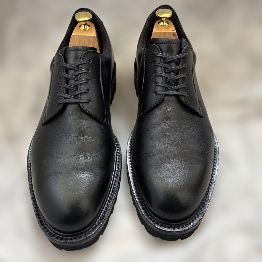 【美品】WH　ダブルエイチ　WHSS-0001　干場　プレーントゥ　27cm