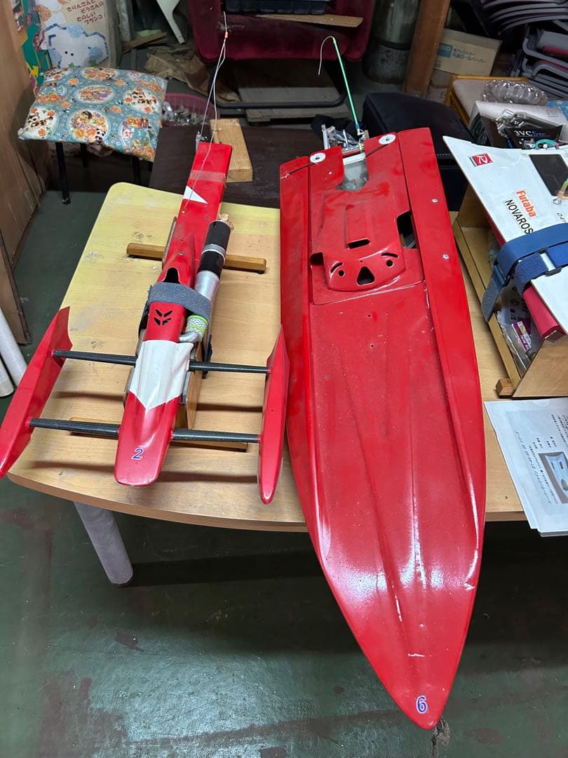 つ*さ様 ラジコンボートセット（ホワイト・レッド）