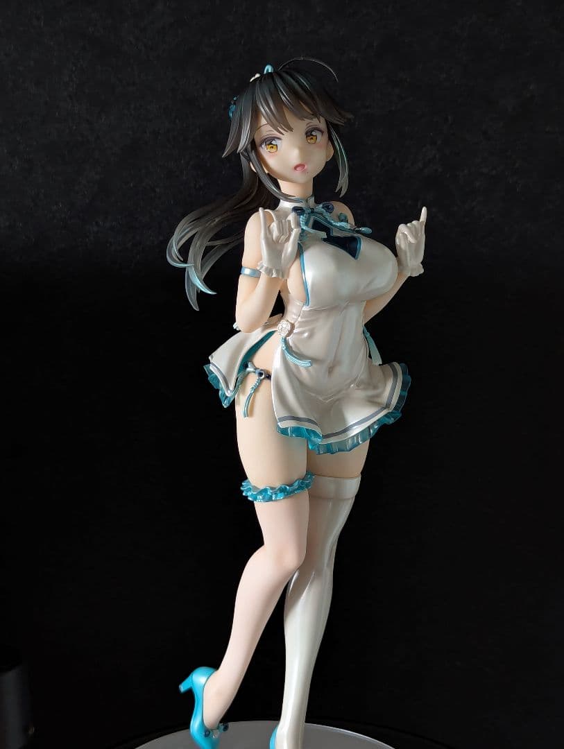 ポニーテールの女の子：チーパオ フィギュア 1/6スケール