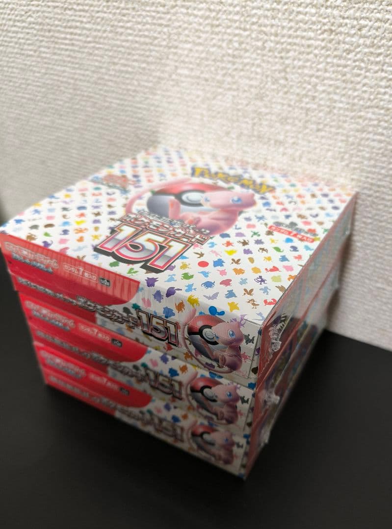 ポケモンカード 151 シュリンク付き 3box ポケモンカード 151 box