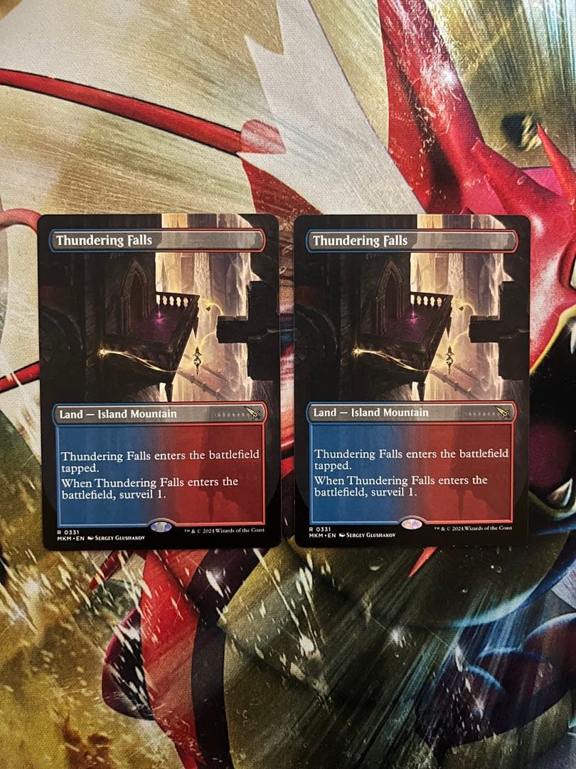 轟音の滝 英語 2枚 ボーダレス - メルカリ