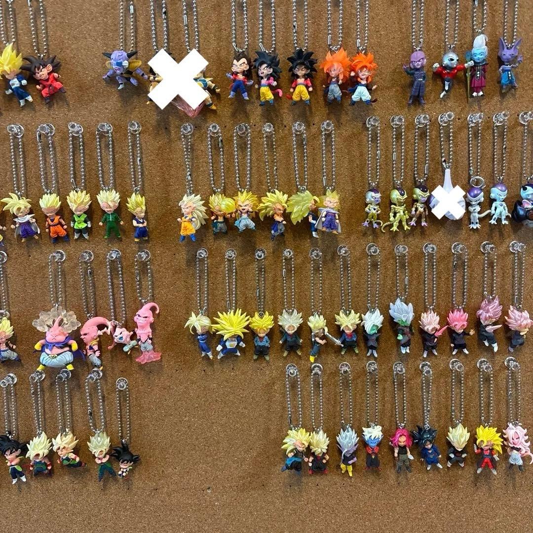 ドラゴンボール　UDM　ガチャ　キーホルダー　142個セット