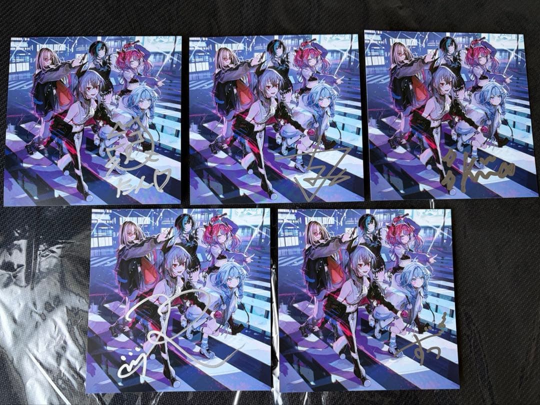 全5種】FLOW GLOW 直筆サイン アナザージャケット コンプセット - メルカリ