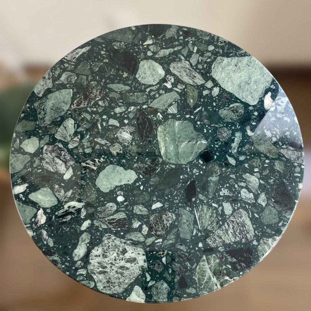 イタリア製 大理石 真鍮 花台 飾り台 猫足