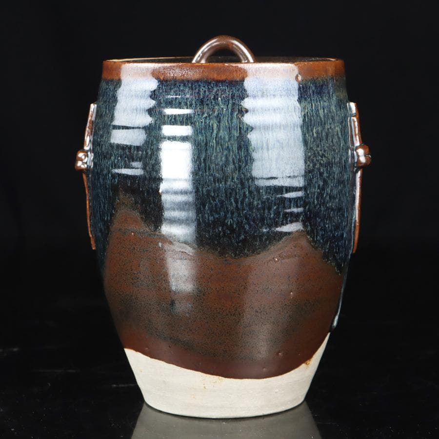 Y2842-4 茶道具 宮川香雲 水指 木箱付き #5