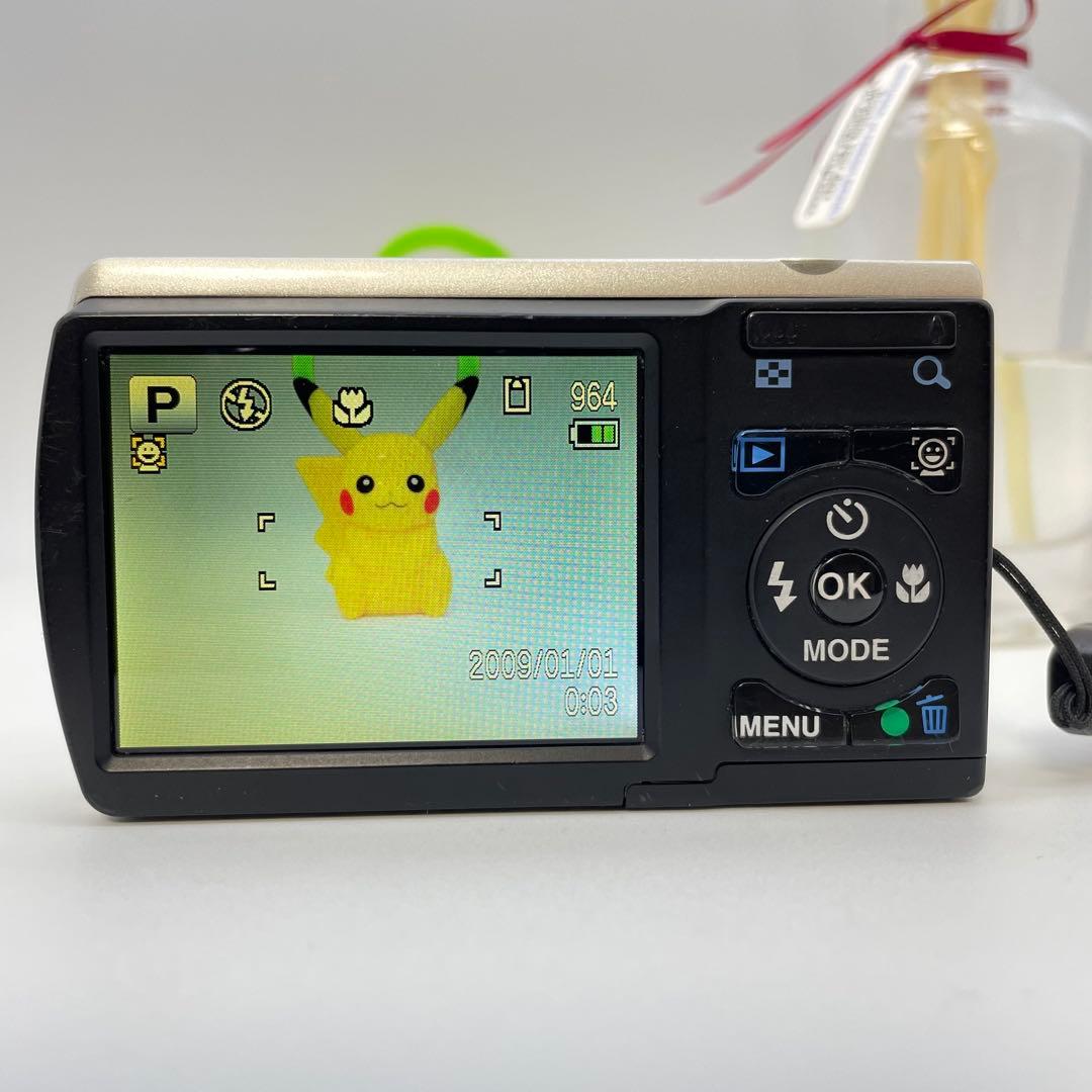 スマホ転送OK✨PENTAX Optio E80✨動作確認済 単三電池 可愛い