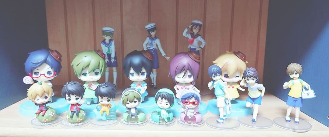 Free! ハイスピード てるこっと フィギュア マスコット 七瀬遙 松岡凛