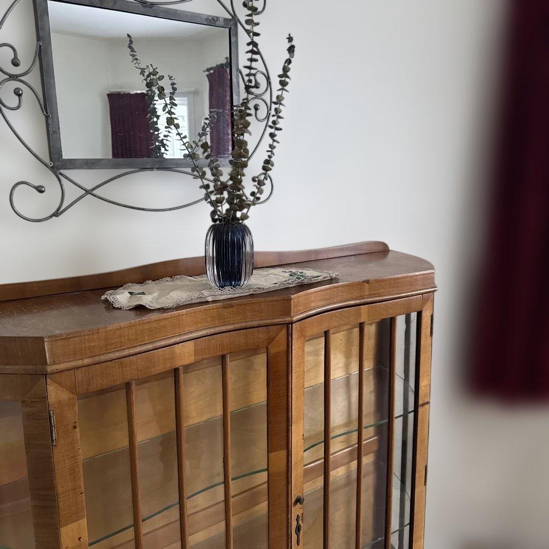 イギリス製アンティーク ヴィクトリアン キャビネット 引き取り限定