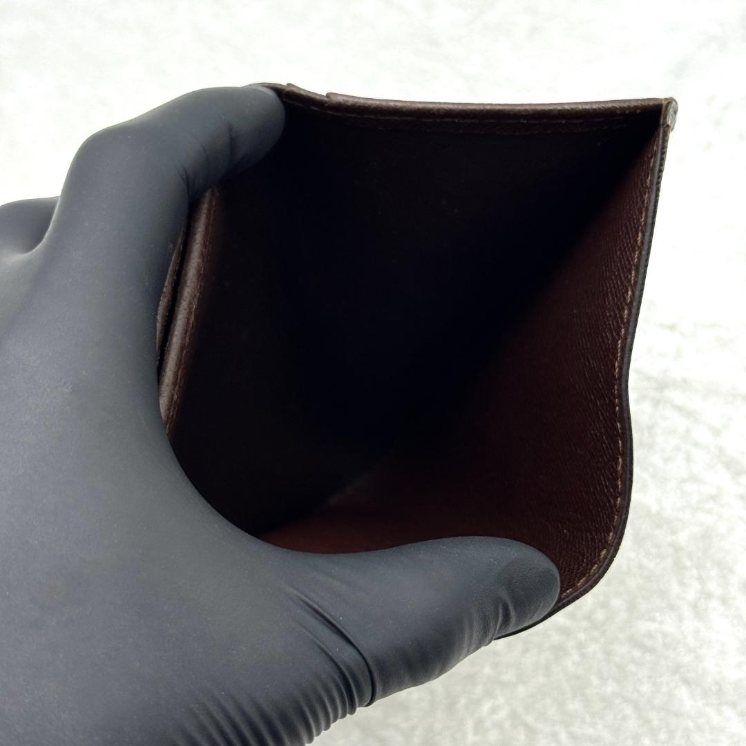 新型 ルイヴィトン ダミエ ポルトモネビエ トレゾール 折り財布 A433