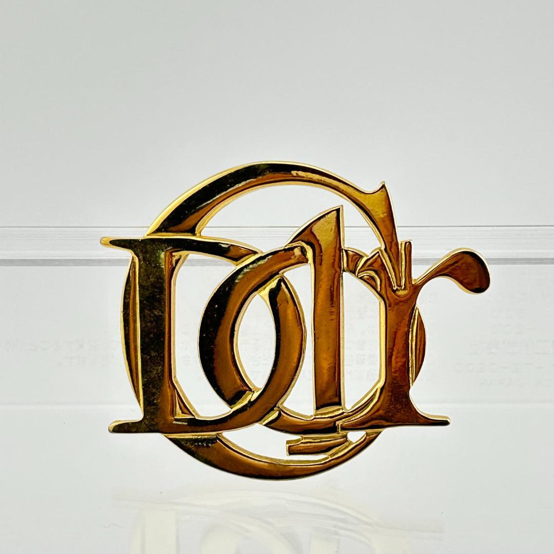 美品】Christian Dior クリスチャンディオール CDロゴ ブローチの通販