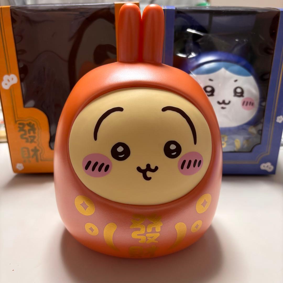 ちいかわ 台湾限定 うさぎ達磨貯金箱 飴箱 だるま 飴あり - メルカリ