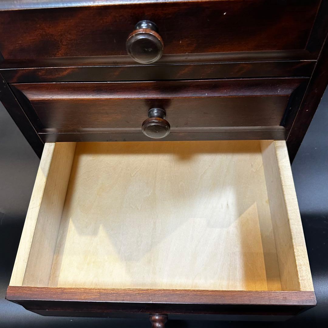 n*3様 神居民芸家具 電話台 棚 引き出し n*3様 神居