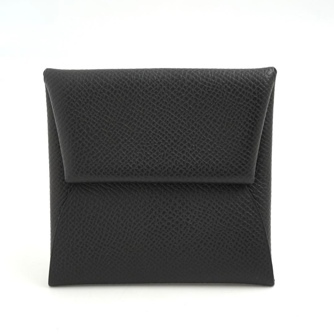✨新品未使用・箱付き✨　HERMES ケース　バスティア　エプソン　黒色