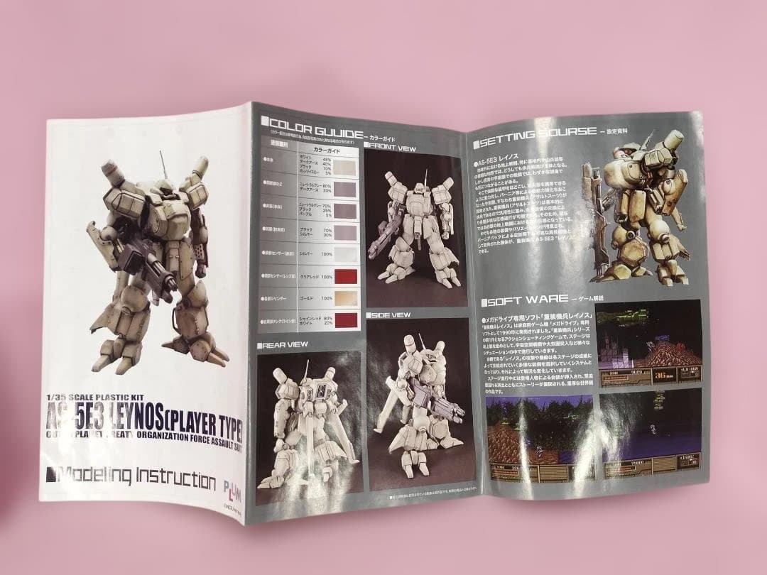 激レア品】重装機兵レイノス（主人公機）初期販売Ver.プラキット 内袋