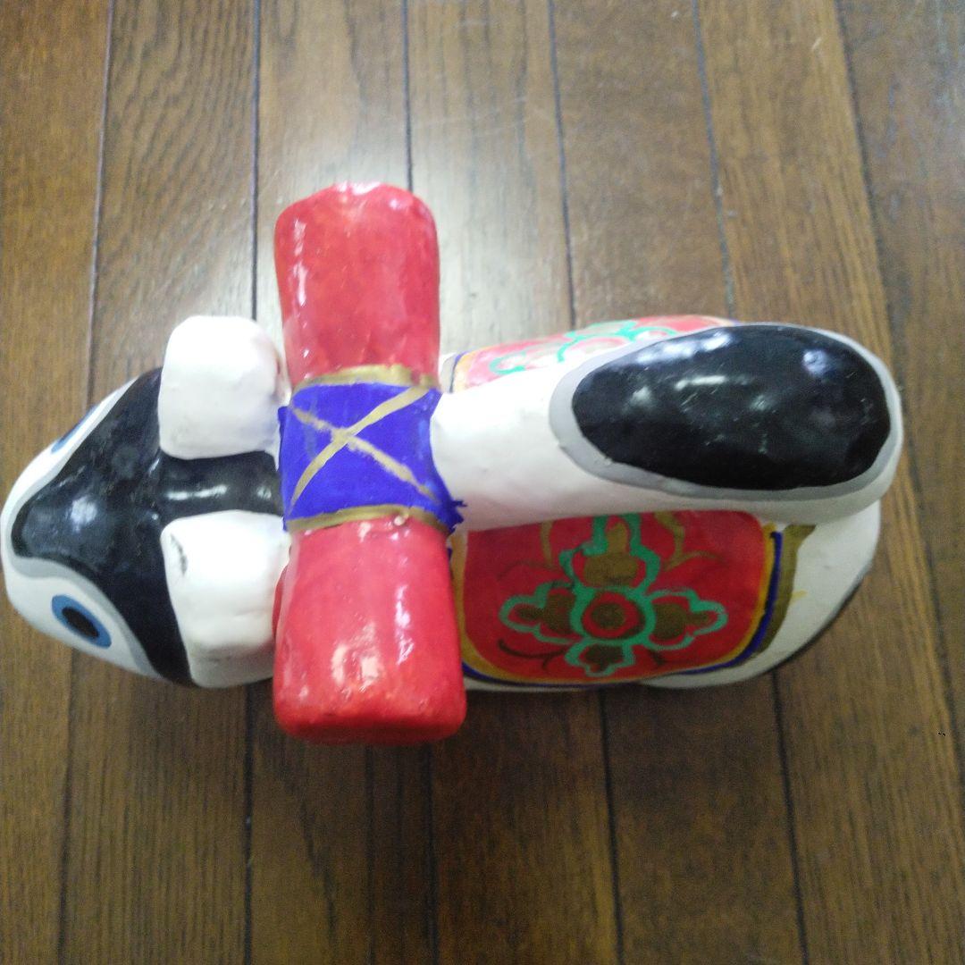 張り子 犬 二橋志乃 二橋志乃 虎 張子 七十五才 郷土玩具