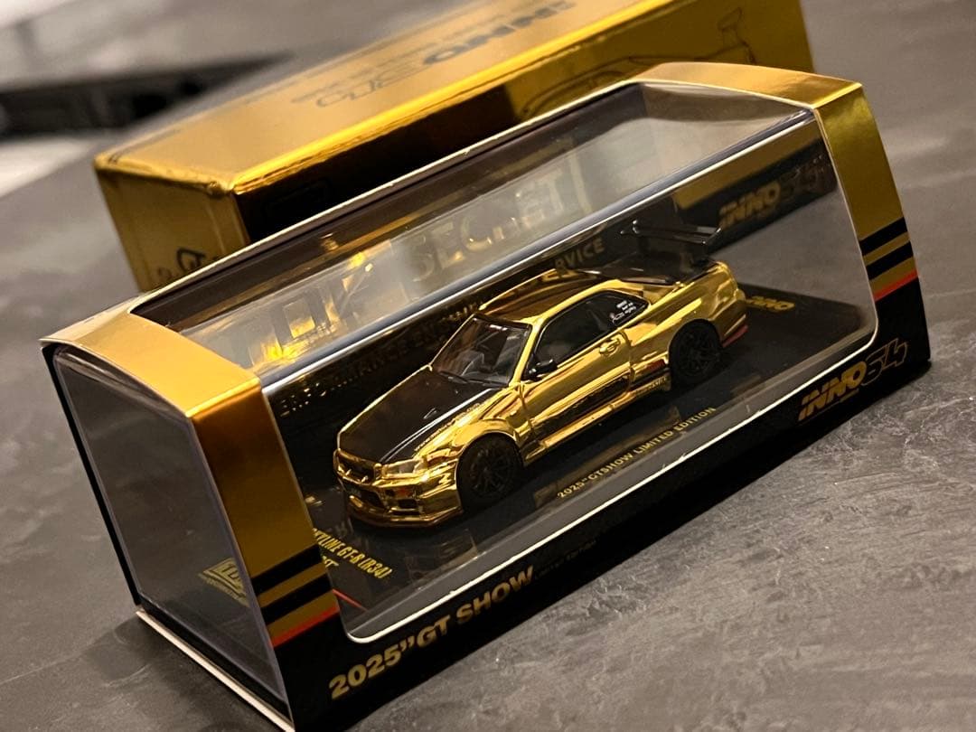 INNO 64 R34 2台 （BLACKTUNERS専用） INNO 64 R34 2台 （BLACKTUNERS専用） INNO 1/64 日産 スカイライン GT