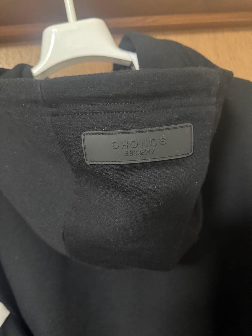 CRONOS ブラック パーカー Sサイズ