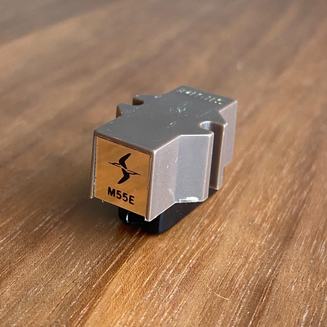 Shure M55E 茶 カモメ カートリッジ 動作確認済み Shure M55E 茶 カモメ カートリッジ 動作確認済み Shure M55E 茶